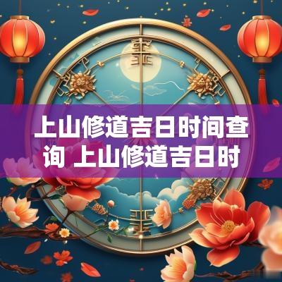 上山修道吉日时间查询 上山修道吉日时间查询表