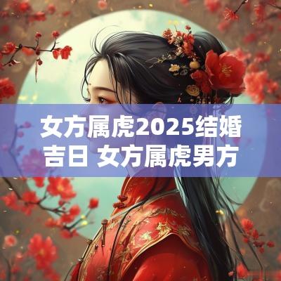 女方属虎2025结婚吉日 女方属虎男方属鼠婚姻怎么样