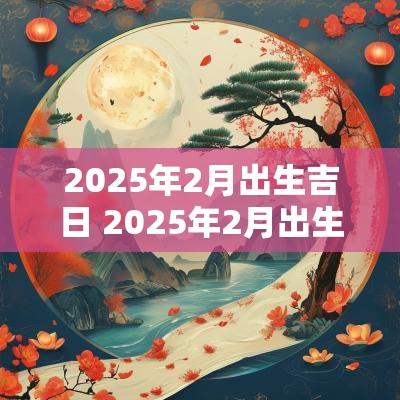 2025年2月出生吉日 2025年2月出生的好日子