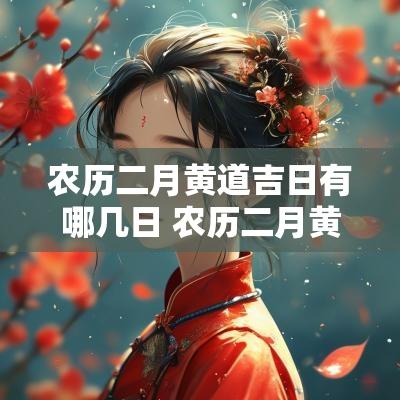 农历二月黄道吉日有哪几日 农历二月黄道吉日2025年有哪几天