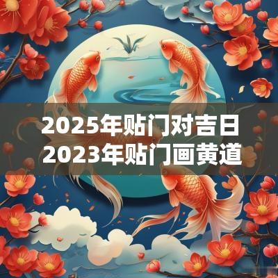 2025年贴门对吉日 2025年贴门画黄道吉日