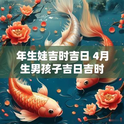 年生娃吉时吉日 4月生男孩子吉日吉时