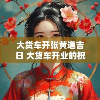 大货车开张黄道吉日 大货车开业的祝福语