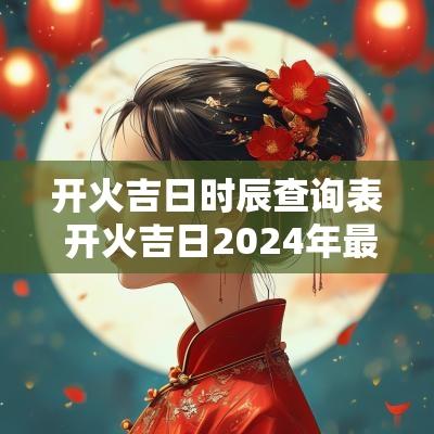 开火吉日时辰查询表 开火吉日2025年最佳时间