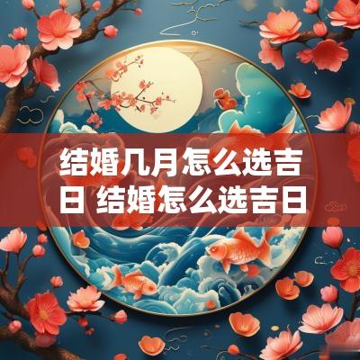 结婚几月怎么选吉日 结婚怎么选吉日最好