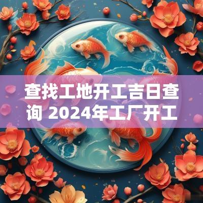 查找工地开工吉日查询 2025年工厂开工黄道吉日查询