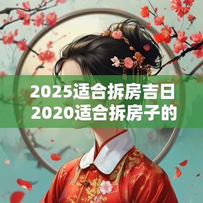 2025适合拆房吉日 2025适合拆房子的日子