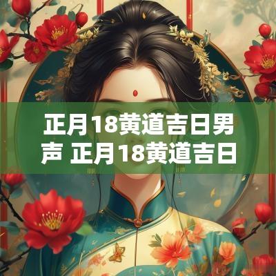 正月18黄道吉日男声 正月18黄道吉日吗
