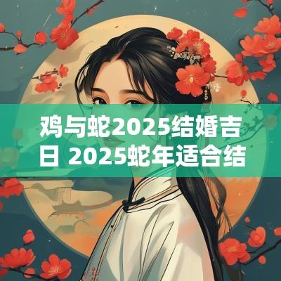 鸡与蛇2025结婚吉日 2025蛇年适合结婚吗