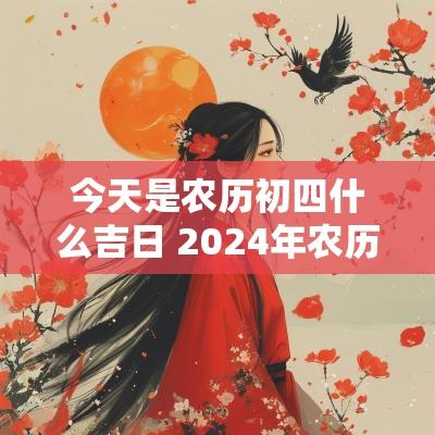 今天是农历初四什么吉日 2025年农历初四是黄道吉日吗请问