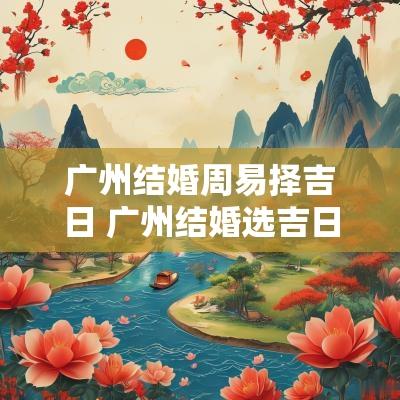 广州结婚周易择吉日 广州结婚选吉日