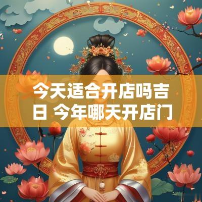 今天适合开店吗吉日 今年哪天开店门最吉利