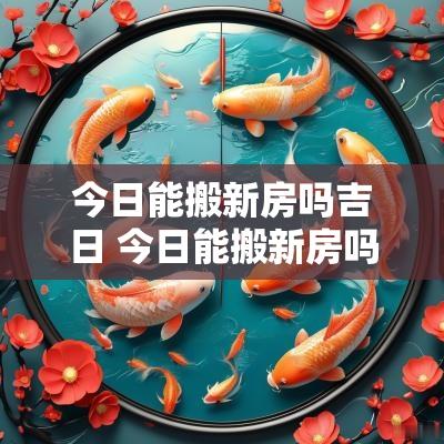 今日能搬新房吗吉日 今日能搬新房吗吉日有哪些