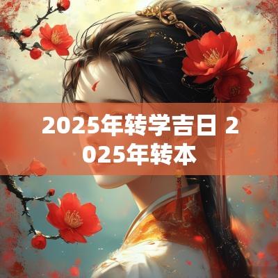 2025年转学吉日 2025年转本