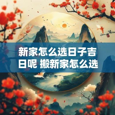新家怎么选日子吉日呢 搬新家怎么选日子2025