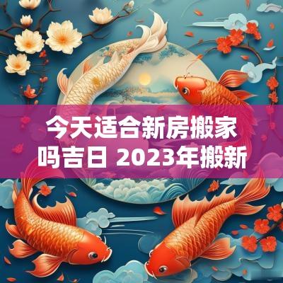 今天适合新房搬家吗吉日 2025年搬新房吉日有哪几天