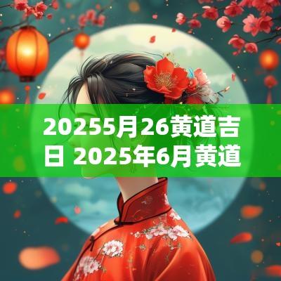 20255月26黄道吉日 2025年6月黄道吉日