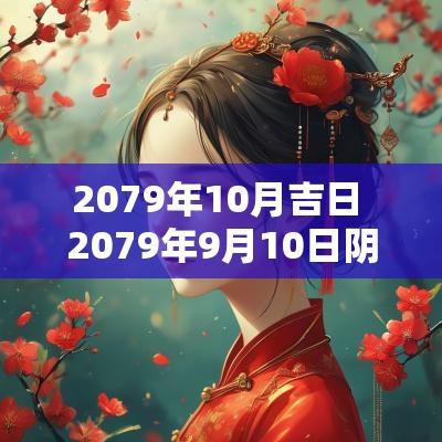 2079年10月吉日 2079年9月10日阴历