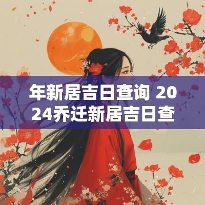 年新居吉日查询 2026乔迁新居吉日查询表