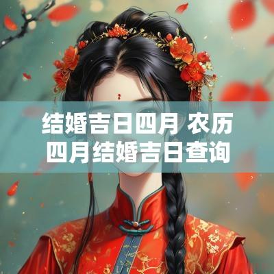 结婚吉日四月 农历四月结婚吉日查询