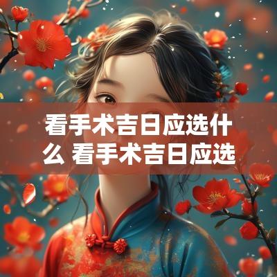 看手术吉日应选什么 看手术吉日应选什么时辰