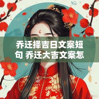 乔迁择吉日文案短句 乔迁大吉文案怎么写