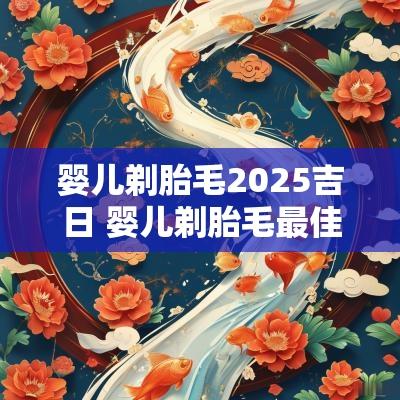 婴儿剃胎毛2025吉日 婴儿剃胎毛最佳时机