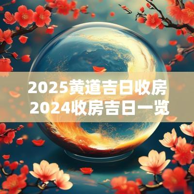 2025黄道吉日收房 2025收房吉日一览表
