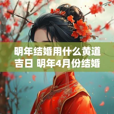 明年结婚用什么黄道吉日 明年4月份结婚黄道吉日