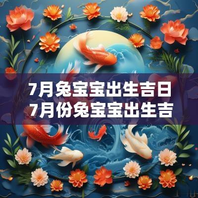 7月兔宝宝出生吉日 7月份兔宝宝出生吉日