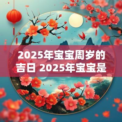 2025年宝宝周岁的吉日 2025年宝宝是什么命