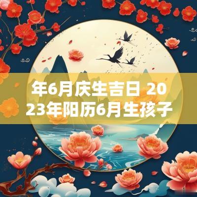 年6月庆生吉日 2025年阳历6月生孩子吉日吉时