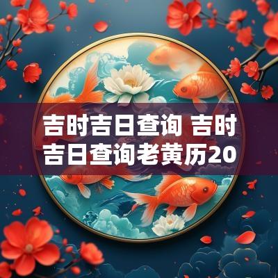 吉时吉日查询 吉时吉日查询老黄历2025