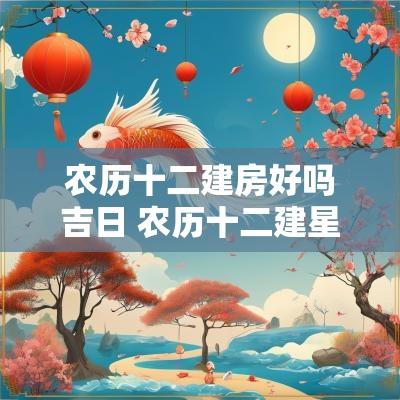 农历十二建房好吗吉日 农历十二建星