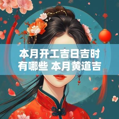 本月开工吉日吉时有哪些 本月黄道吉日开业哪天好