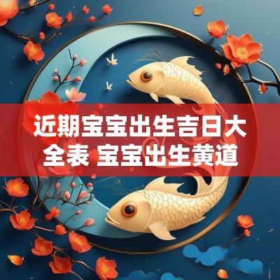 近期宝宝出生吉日大全表 宝宝出生黄道吉日查询