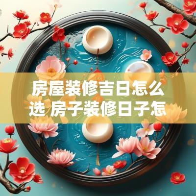 房屋装修吉日怎么选 房子装修日子怎么选吉日