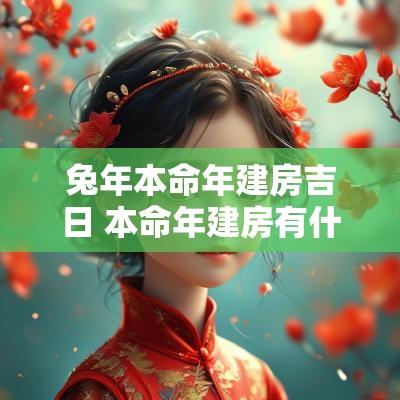 蛇年本命年建房吉日 本命年建房有什么讲究吗