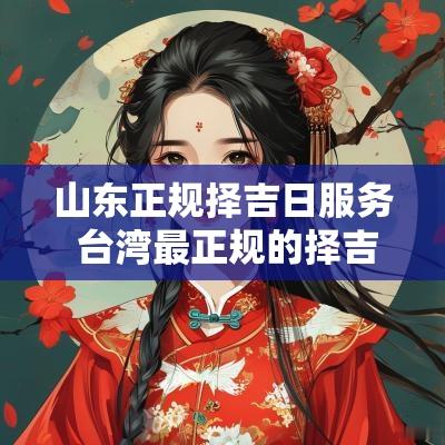 山东正规择吉日服务 台湾最正规的择吉日书