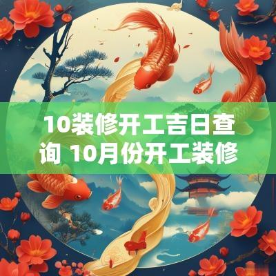 10装修开工吉日查询 10月份开工装修黄道吉日查询