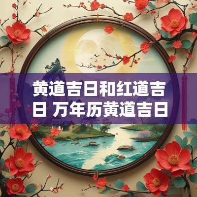 黄道吉日和红道吉日 万年历黄道吉日