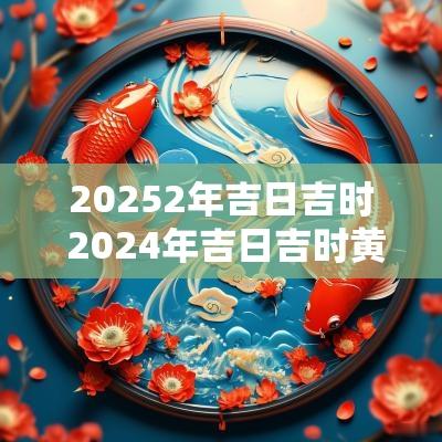 20252年吉日吉时 2025年吉日吉时黄道吉日