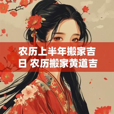 农历上半年搬家吉日 农历搬家黄道吉日查询2025