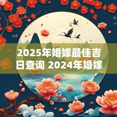 2025年婚嫁最佳吉日查询 2025年婚嫁吉日有哪些