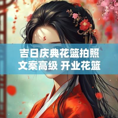吉日庆典花篮拍照文案高级 开业花篮贺词和谐文案