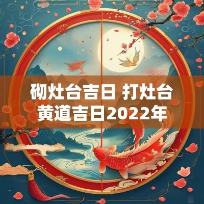 砌灶台吉日 打灶台黄道吉日2025年