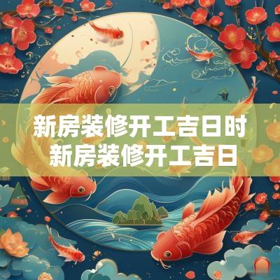 新房装修开工吉日时 新房装修开工吉日时辰