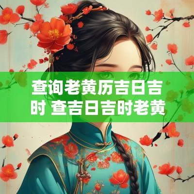查询老黄历吉日吉时 查吉日吉时老黄历查询