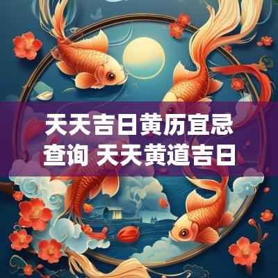 天天吉日黄历宜忌查询 天天黄道吉日老黄历(无广告)