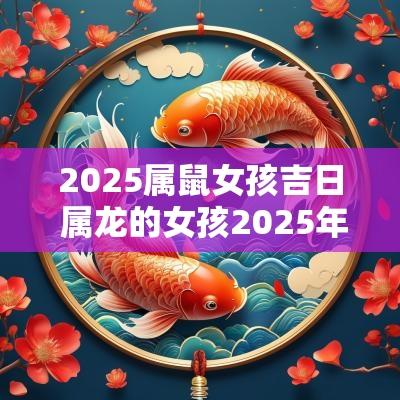 2025属鼠女孩吉日 属龙的女孩2025年结婚吉日